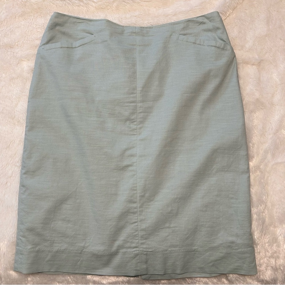 Women's Pencil Skirt in Light Green